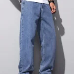 Baggy loose Straight Fit Full Length Denim Jeans for Men - New
